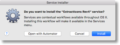 Extracticons install