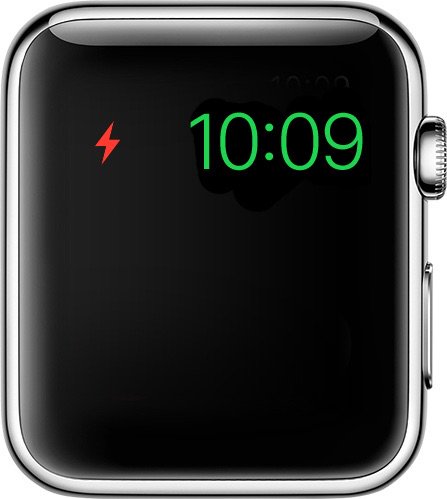 Apple watch battery indicator