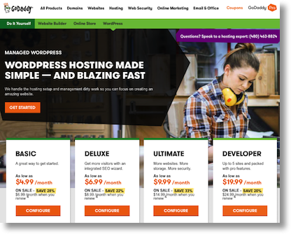 Godaddy shared hosting