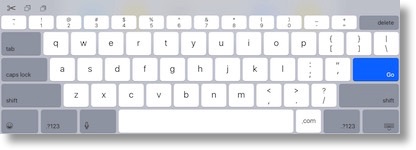 Onscreen keyboard