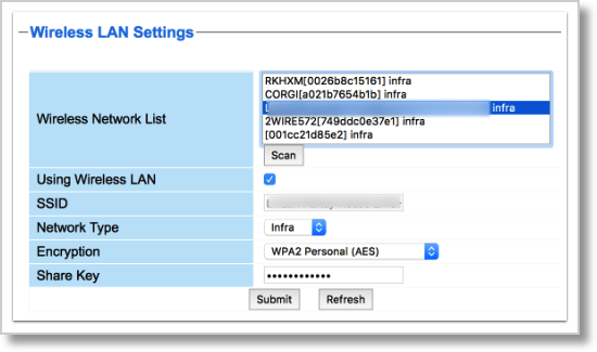 Foscam wireless settings