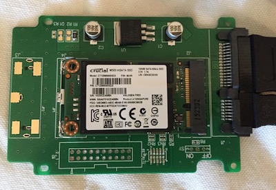 mSATA to SATA adapter card