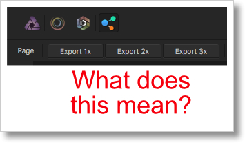 Export affinity photo showing 2x and 3x