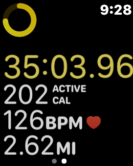 Apple watch walking workout