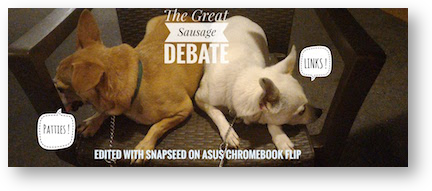 George dog cat sausage debate