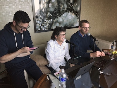 Raj Deut, Allison, Tom Merritt doing DTNS Raj Deut, Allison, Tom Merritt doing DTNS