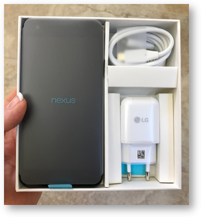 Nexus 5x in box