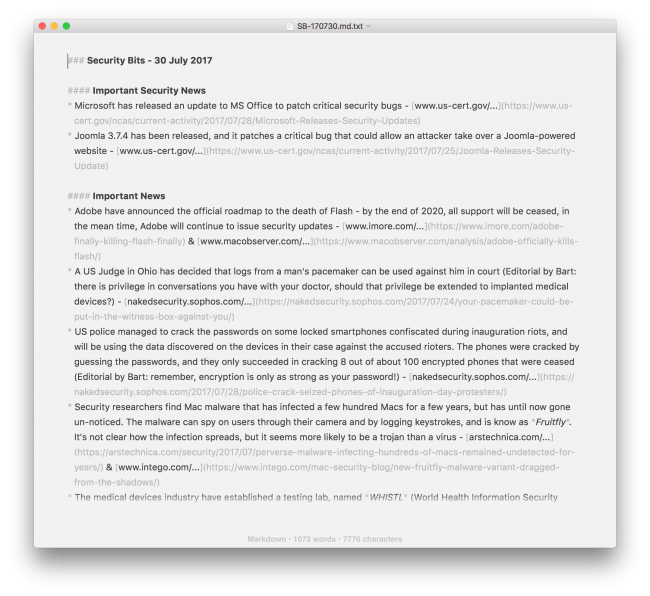 NC #638 Due for Mac, Tencro Boom Arm, Unsharp Mask, Byword, Memo, Apple ...