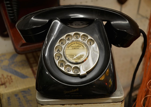 old dial telephone