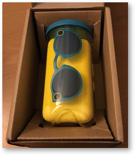 Snapchat spectacles in box
