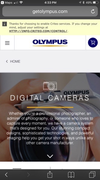 02 olympus thanks for tracking