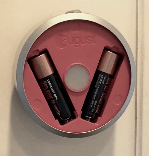 August Smart Lock batteries
