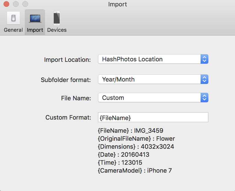 HashPhotos import options