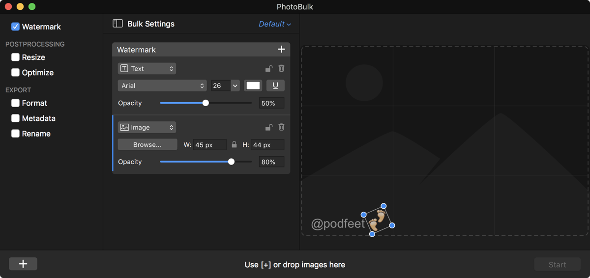 PhotoBulk now with podfeet