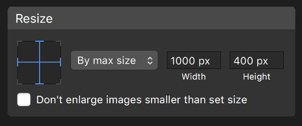 PhotoBulk resize