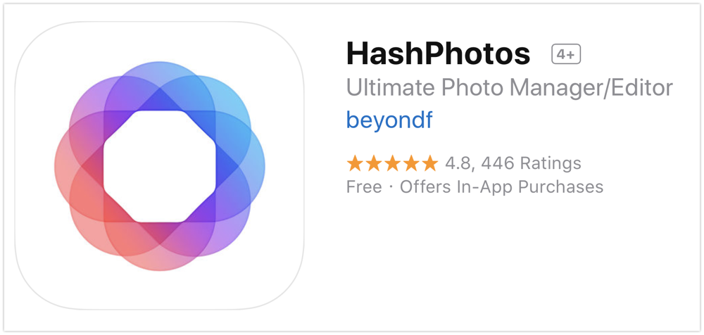 HashPhotos for iOS is Everything Apple Photos Should Be - Podfeet Podcasts