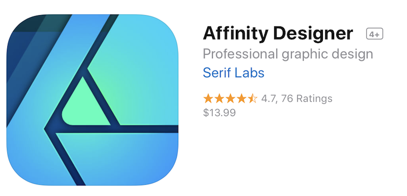 Affinity Designer in App Store
