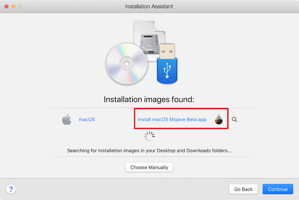 Parallels install Mojave directly step 2
