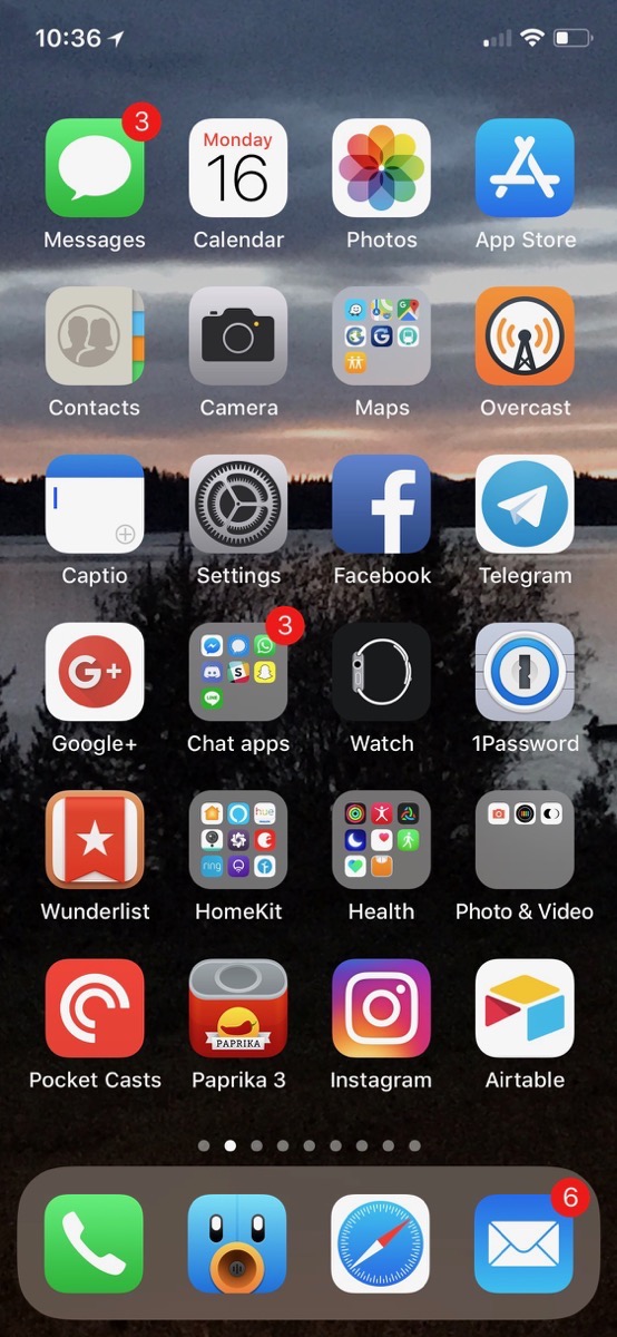 IphoneX screen no frame