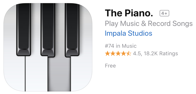  The Piano on the App Store