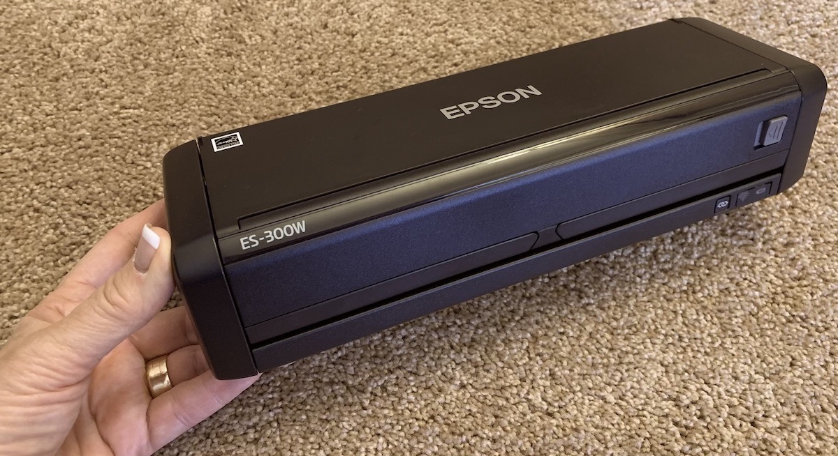 Epson ES 300W folded up