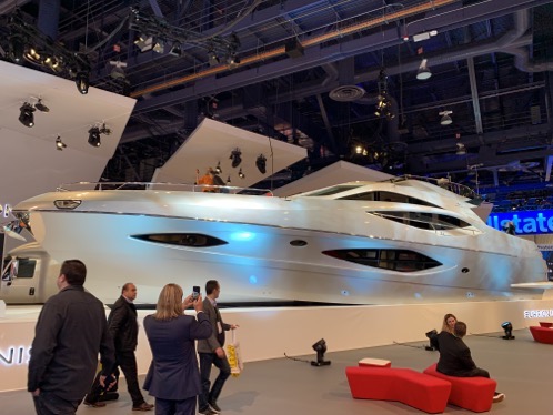 65 foot yacht at CES