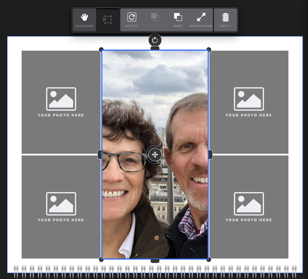 Mimeo Photos transform options