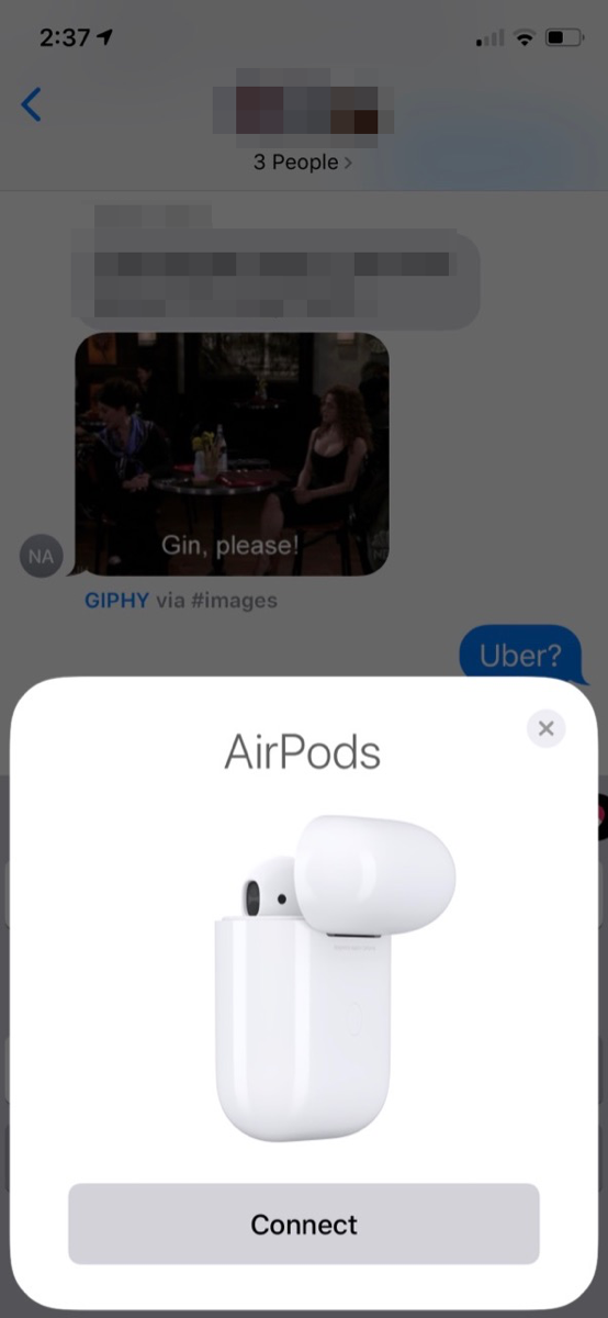 AirPods 2 first open