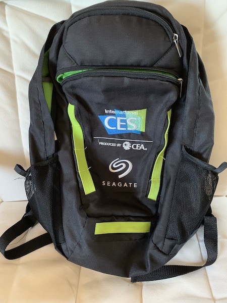 CES Seagate backpack