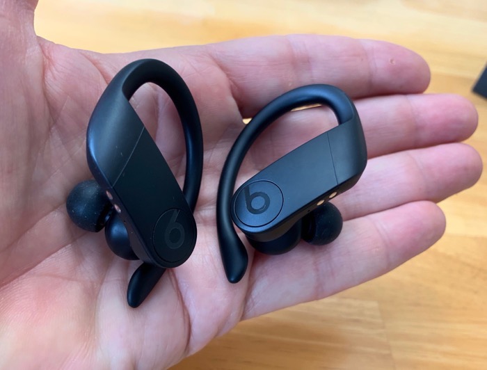 Powerbeats Pro in my hand