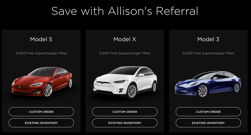 #title# Tesla referral Allison