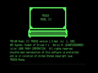 TRS-80 graphics display