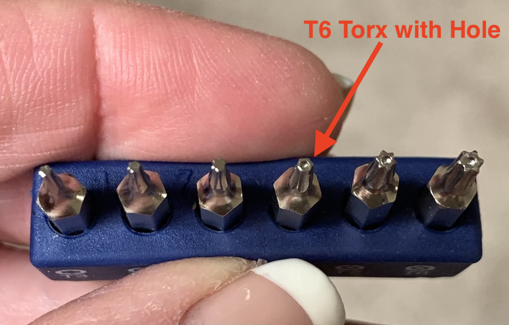 T6 Torx with Hole