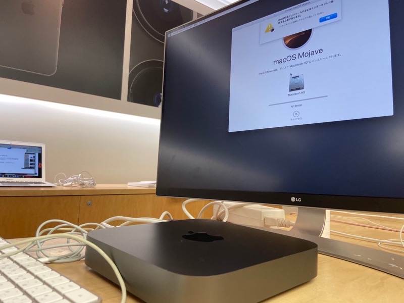 Mac mini trying to install Mojave