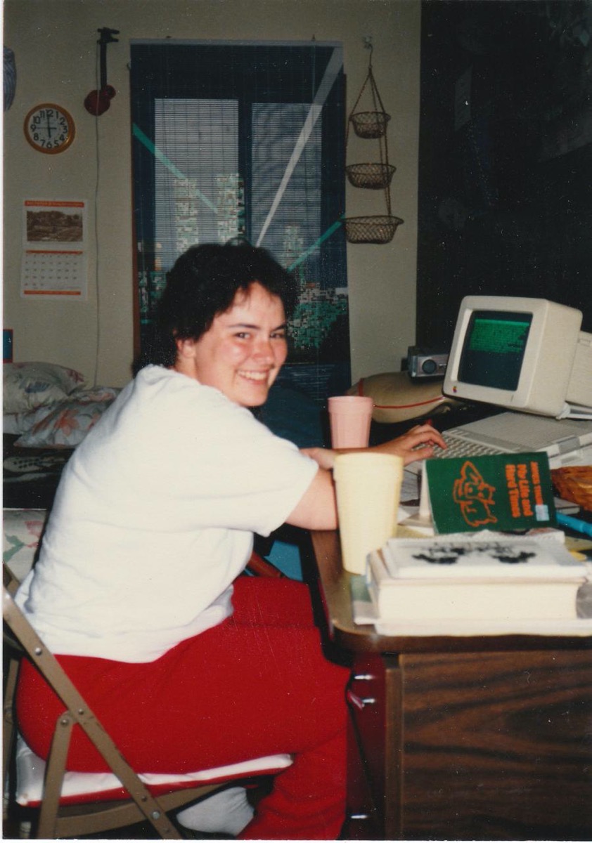 Jill with AppleIIC