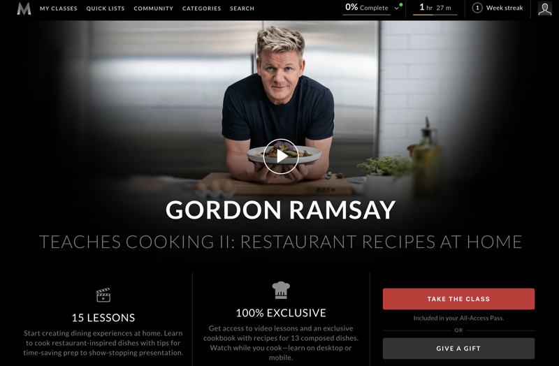 #title# Masterclass gordon ramsay cooking