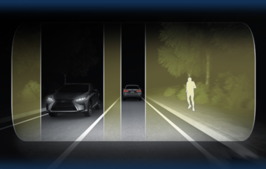 Adaptive Driving Beam Headlight Shadowing Out Oncoming and Trailing Cars