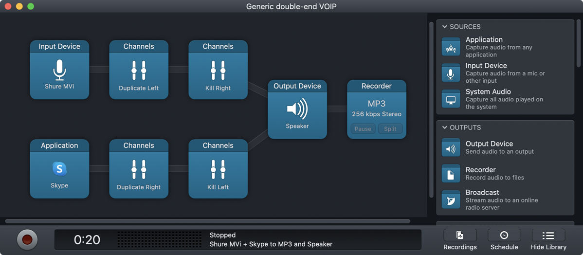 VOIP recording