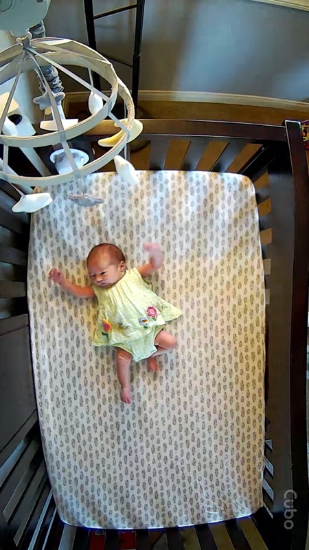 #title# Siena being adorable in the crib