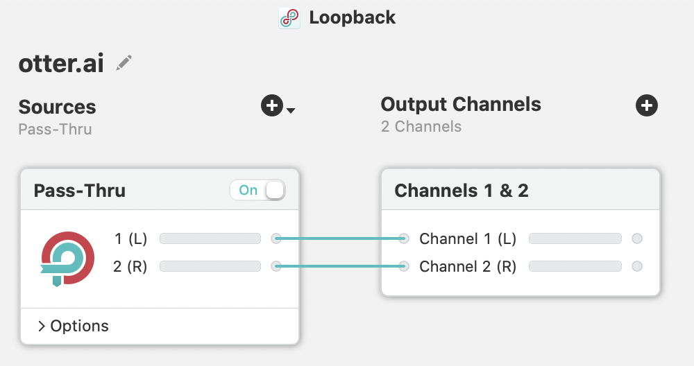 Loopback Pass Thru virtual audio device