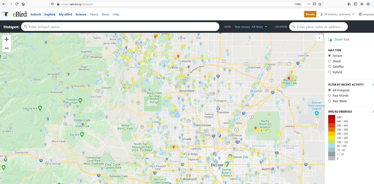 #title# EBird Map