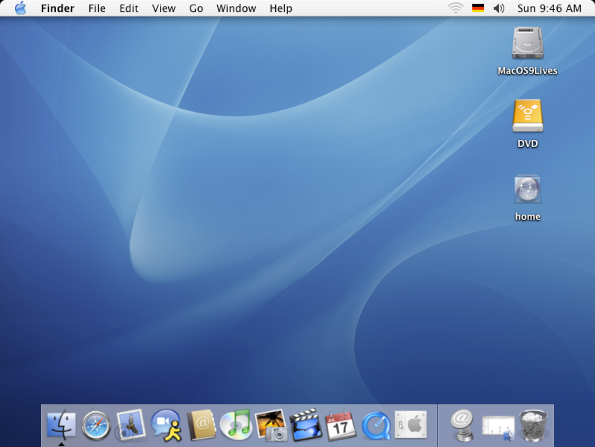 OS X running