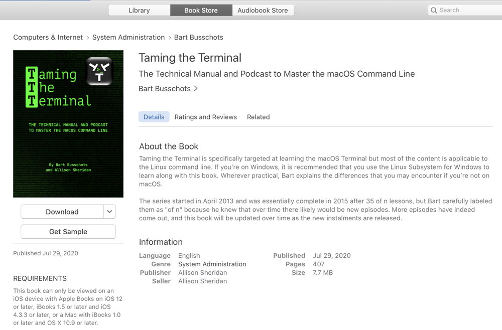 #title# TTT Book in Apple Book Store