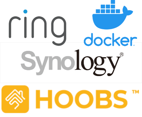 Ring synology docker hoobs logos