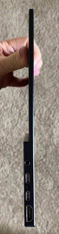 Eyoyo Edge View Showing Change in Thickness