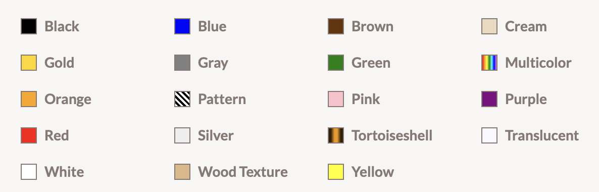 #title# Frames by Color