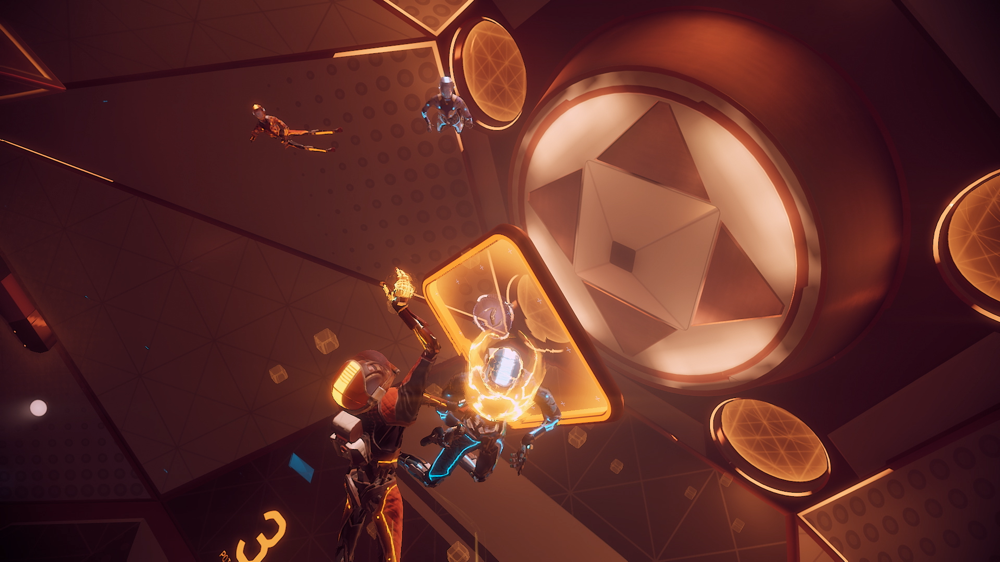 #title# Echo VR floating in space