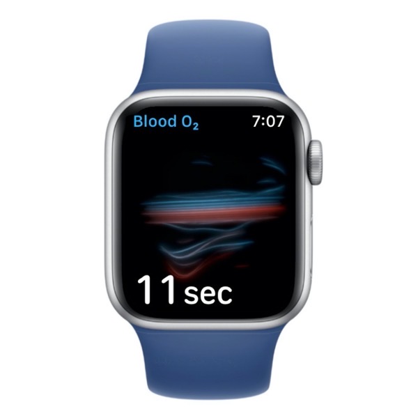 #title# Blood Oxygen Measurement in Progress