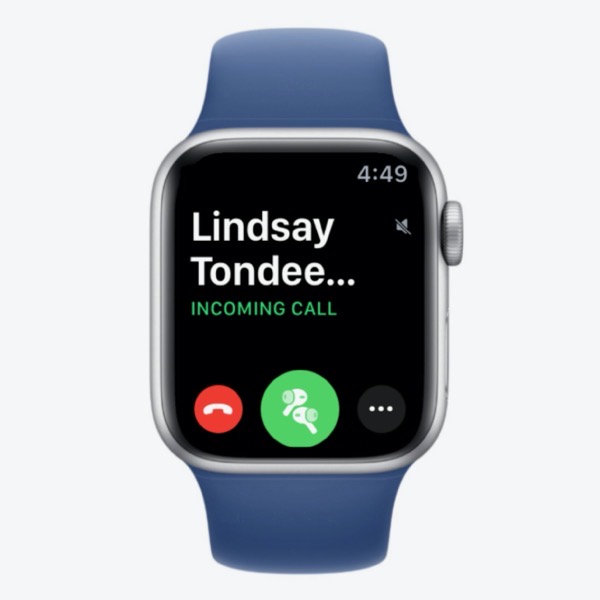 Incoming Phone Call on Apple Watch