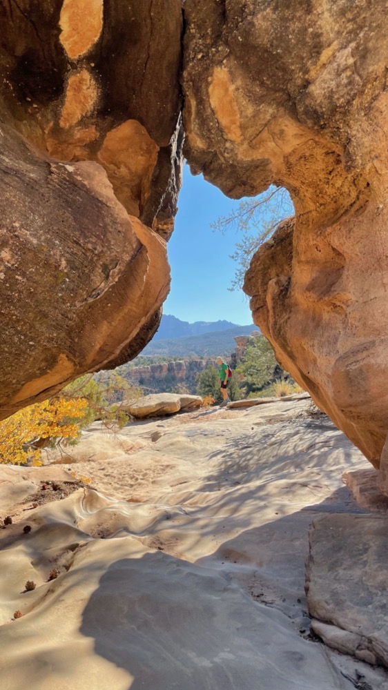 Suzanne archway on cliff